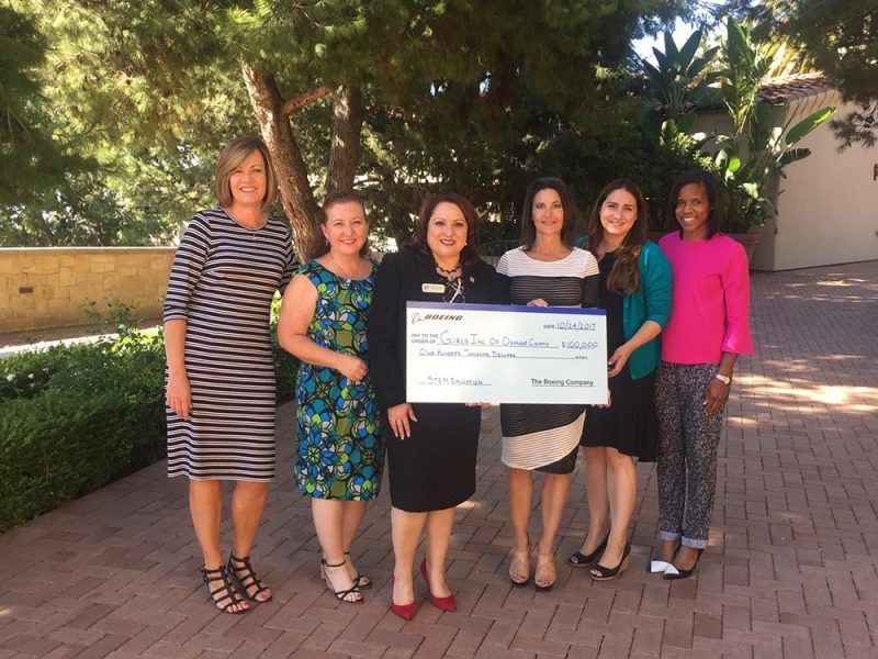STEM for Girls and The Boeing Foundation Girls Inc. of Orange County