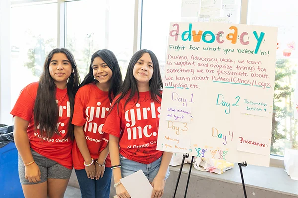 Girls Inc. Orange County Corporate Engagement Middle School Eureka!